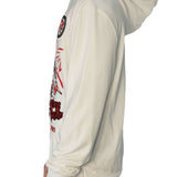 Rise & Grind White Hoodie