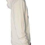 Rise & Grind White Hoodie