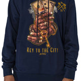 Key to the City Navy Hoodie