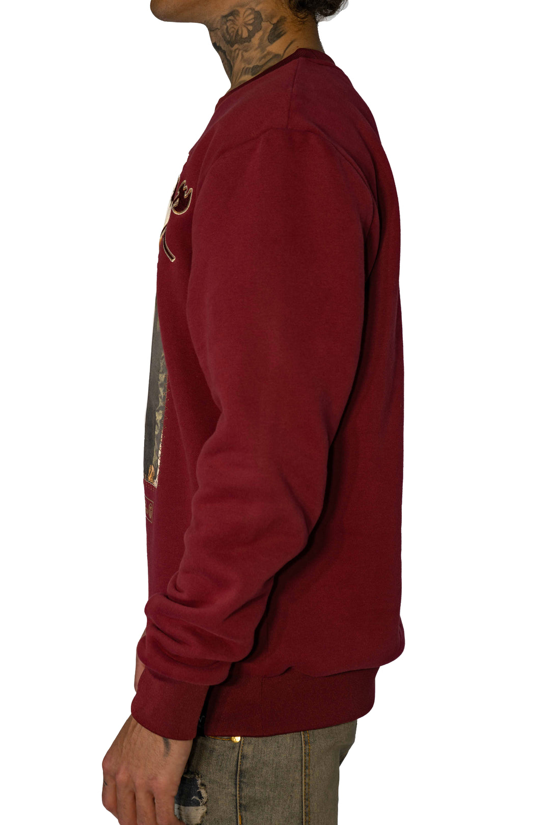 King Kong Burgundy Crewneck Sweater