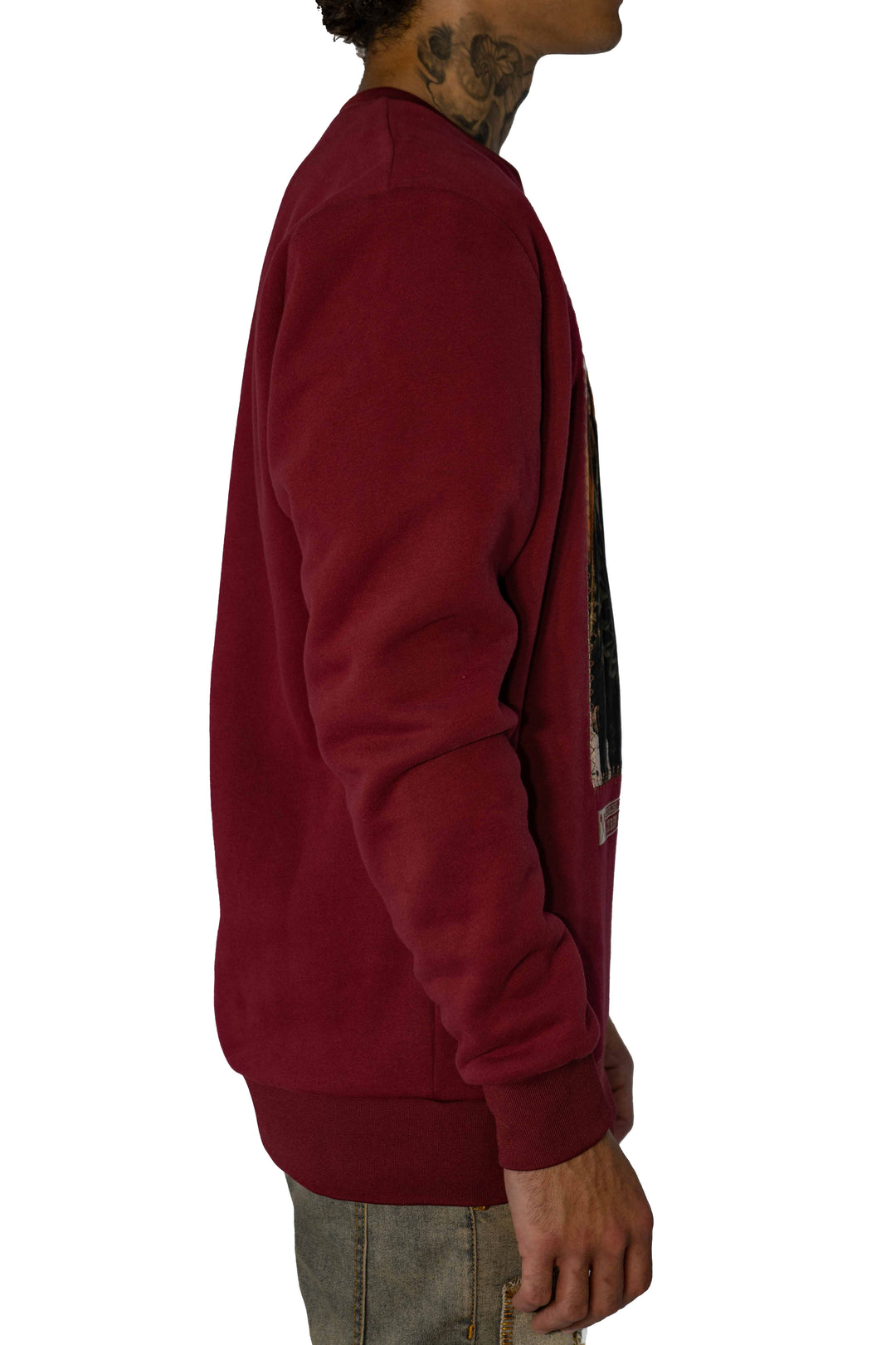 King Kong Burgundy Crewneck Sweater