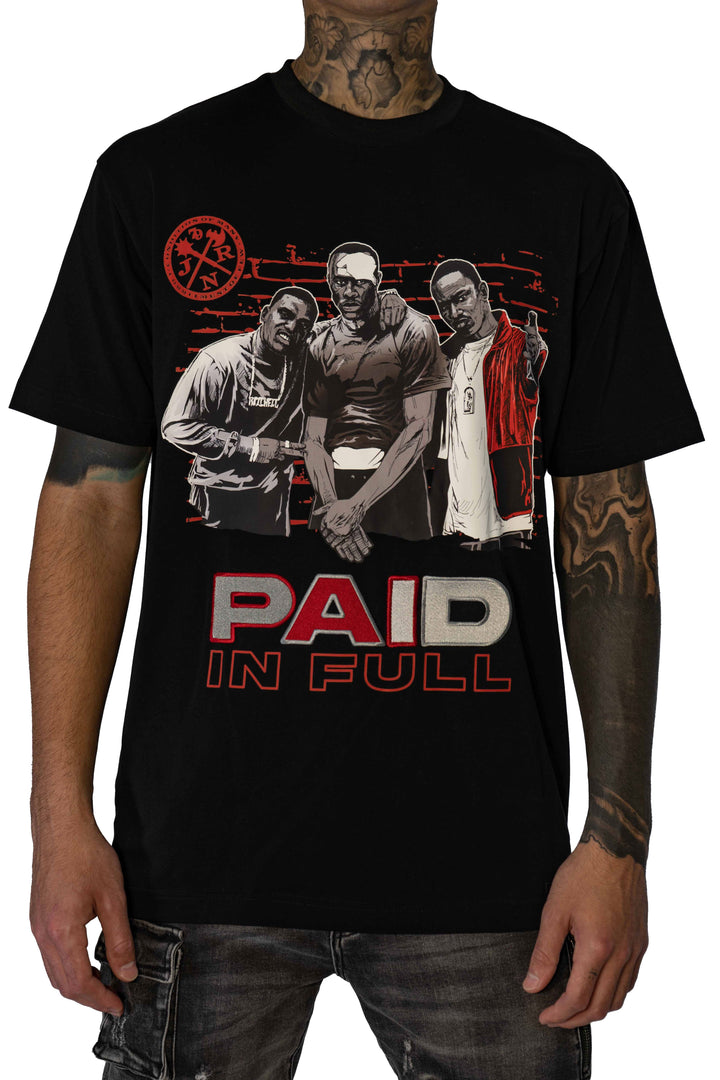 Paid in Full Black Tee