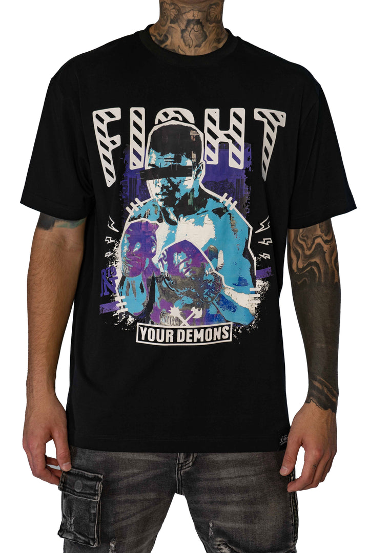 Fight Your Demons Black Tee