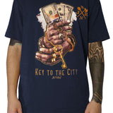 Key to the City Navy Tee