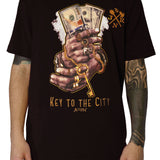 Key to the City Black Tee
