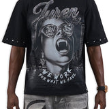 Beware Black Shirt - Rhinestones