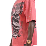Challenge Yourself Pink Shirt - Rhinestones