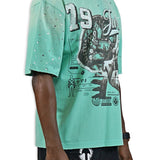 Juren Mindset Mint Shirt - Rhinestones