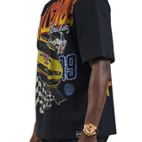 Challenge Yourself Black Shirt - Rhinestones