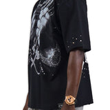 Pressure Makes Kings Black Shirt - Rhinestones