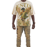 Destiny Cream Shirt - Rhinestones