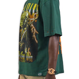 Show Must Go On Hunter Green Shirt - Rhinestones