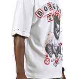 Born For This White Shirt - Rhinestones