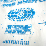 Planet Hustlers White Shirt - Rhinestone, Denim Jeans and Trucker Hat Combo