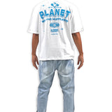 Planet Hustlers White Shirt - Rhinestones