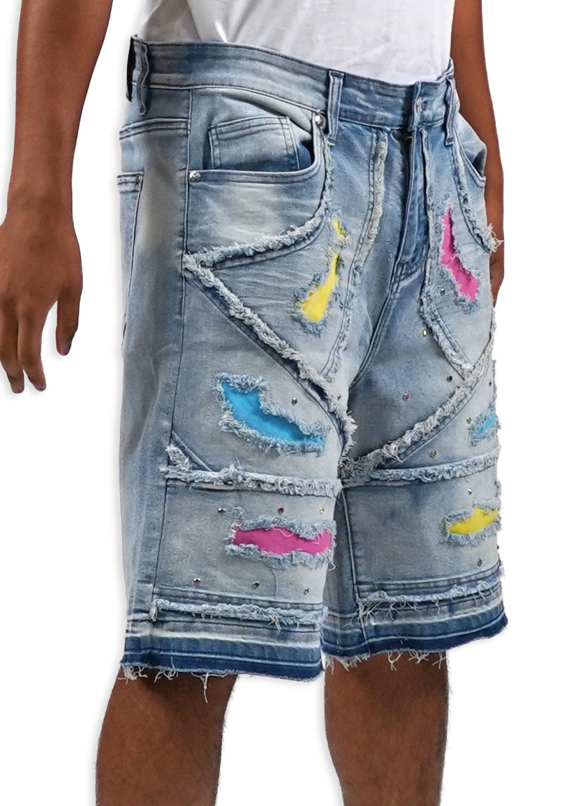 In The Trenches Denim Shorts