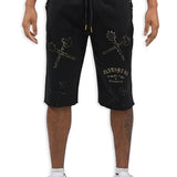 Rule Your Destiny Shirt Black, Rhinestone Shorts and Trucker Hat Combo