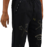 Dedication and Hardwork Shorts (Rhinestones)