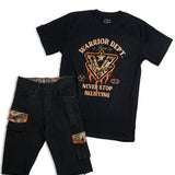 Warrior Dept. Domestic T-Shirt and Warrior Dept.Twill Shorts Combo