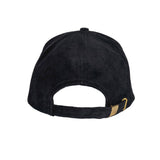 Black and Gold Corduroy Trucker