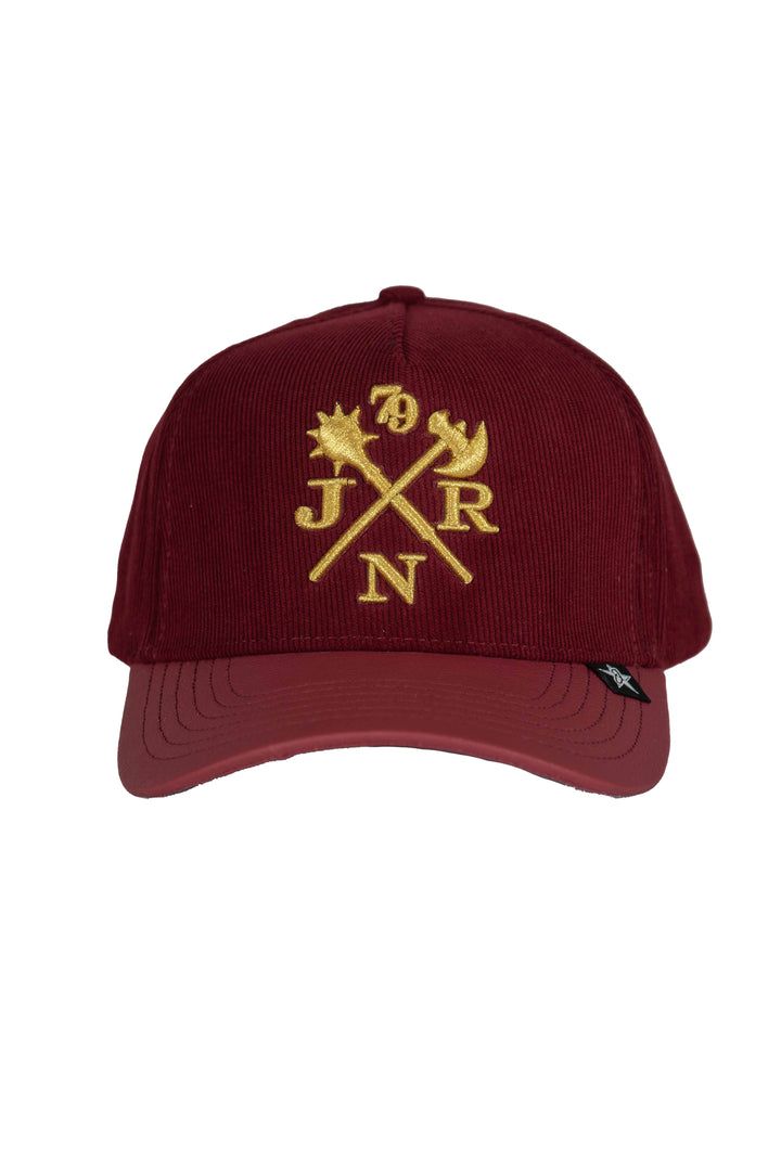 Burgundy Corduroy Trucker