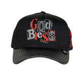 God Ble$$ Black Trucker Hat