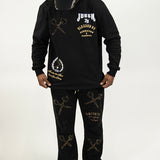 Dedication and Hardwork Crewneck, Sweat Pants and Trucker Hat Combo (Shoes Not Included)