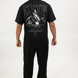 Faith Can Move Mountains Shirt, Sweat Pants and Trucker Hat Combo (Shoes Not Included)