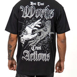 Don't Trust Words Black Tee