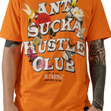 Anti Sucka Hustle Club Orange Tee