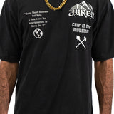 CHIP AT THE MOUNTAIN STORM BLACK TEE