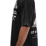 CHIP AT THE MOUNTAIN STORM BLACK TEE