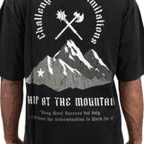 CHIP AT THE MOUNTAIN STORM BLACK TEE