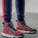 G7 x Wendigo Liberty Mid Top Boots - Red/Navy/Gray