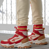 G7 Wendigo Salvo Mid Top Boots - Natural/Wheat/Red