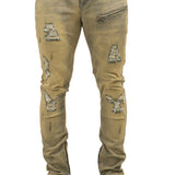 Medium Sand Wash Denim Jeans