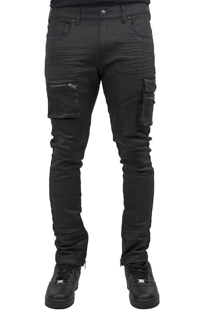 Jet Black Denim Jean