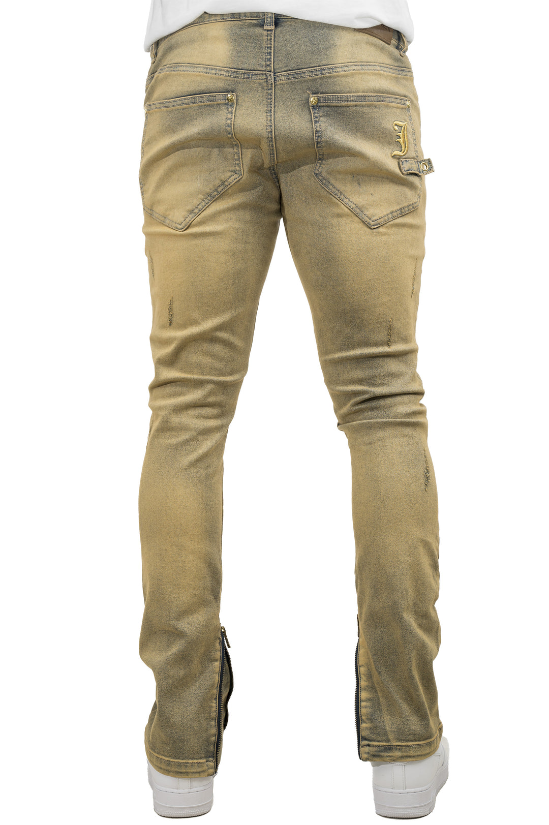 Medium Sand Wash Denim Jeans