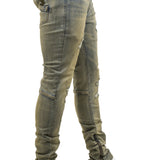 Blue Viscose Wash Denim Jean