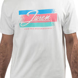 KEEP IT BRIEF WHITE TEE