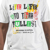 Live Life To The Fullest White Tee