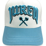 Make It Count Trucker Hat White/Sky Blue