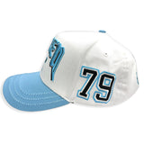 Make It Count Trucker Hat White/Sky Blue