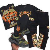 Victory Begins Heavyweight Tee, Warrior Dept.Twill Pant, and Sneakers Combo