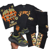 Victory Begins Heavyweight Tee and Warrior Dept. Twill Pant Combo include: