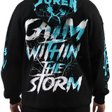 CALM WITHIN THE STORM ZIPPER HOODIE