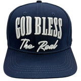 God Bless The Real Strapback Hat Navy