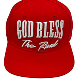 God Bless The Real Strapback Hat Red