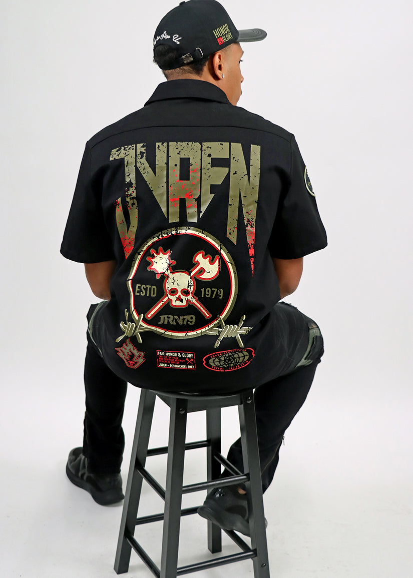 Honor & Glory Button Up
