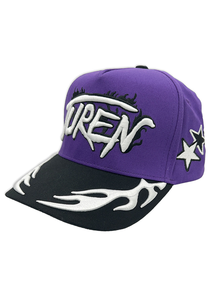 No Risk No Reward Purple Trucker Hat